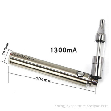 2014 Hot Sale Voltage Adjustable Evod Twist, EGO Evod Twist Battery